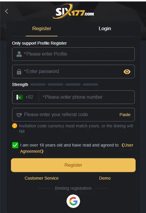 SIX 177 Registerion image