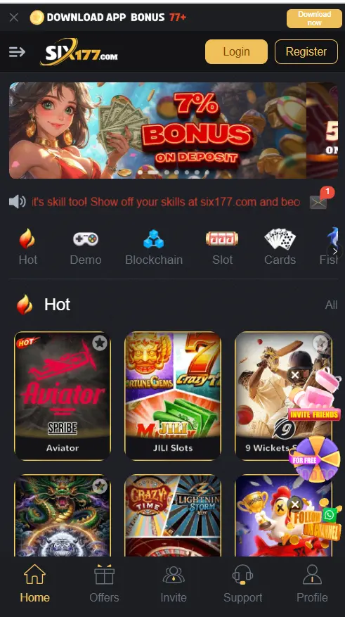 SIX177 game interface